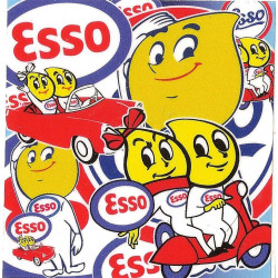 ESSO BIC  lighter Sticker   68mm x 65mm