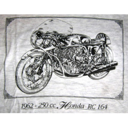 TEE SHIRT HONDA RC 164 250cc 1962  Size L