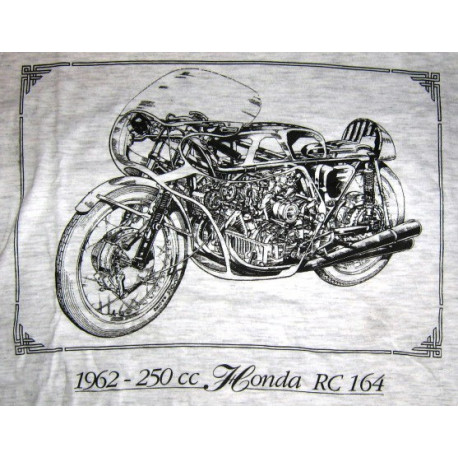 TEE SHIRT HONDA RC 164 250cc 1962  Size XXL