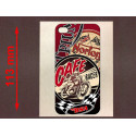 Sticker coque MP3 CAFE RACER   113mm x 55mm