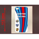 Sticker coque MP3  MARTINI RACING 113mm x 55mm