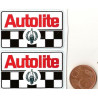 AUTOLITE Mini stickers "slot " 50mm x 30mm