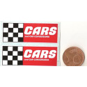 CARS Mini stickers "slot " 55mm x 21mm