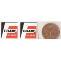 FRAM Filters Mini stickers "slot " 21mm x 21mm