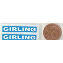 GIRLING  Mini stickers "slot " 42mm x 9mm