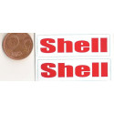 SHELL Mini stickers "slot " 50mm x 15mm