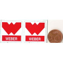 WEBER Mini stickers "slot " 30mm x 30mm