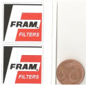 FRAM Filter Mini stickers "slot " 31mm x 31mm