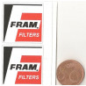 FRAM Filter Mini stickers "slot " 31mm x 31mm