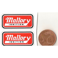 MALLORY ignition Mini stickers "slot "  39mm x 19mm