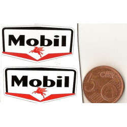 MOBIL Mini stickers "slot "  37mm x 20mm