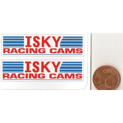 ISKY Racing cams  Mini stickers  slot  64mm x 17mm 