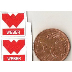 WEBER Mini stickers "slot " 14mm x 14mm