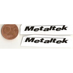 METALTEK Mini stickers "slot " 60mm x 10mm