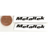 METALTEK Mini stickers "slot " 60mm x 10mm