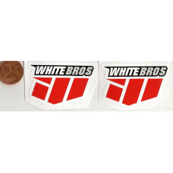WHITEBROS Mini stickers "slot " 56mm x 37mm