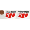 WHITEBROS Mini stickers "slot " 56mm x 37mm