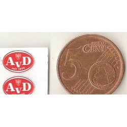 AVD  MICRO stickers "slot "  10mm x 7mm