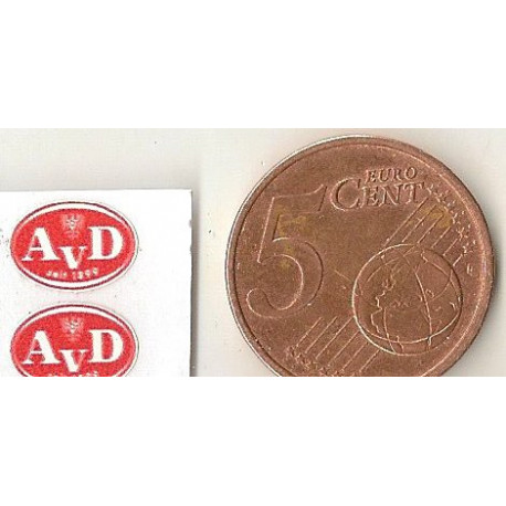 AVD  Mini stickers "slot "  20mm x 14mm