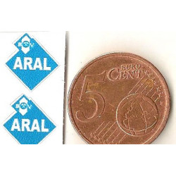 ARAL MICRO stickers "slot "  12mm x 11mm