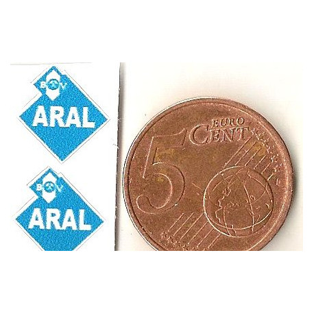 ARAL MICRO stickers "slot "  12mm x 11mm