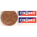CINZANO MICRO stickers "slot  23mm x 7mm