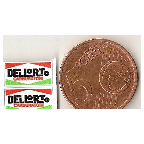DELLORTO Mini stickers "slot " 25mm x 14mm