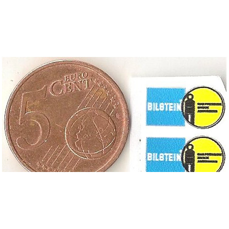 BILSTEIN Mini stickers "slot " 42mm x 24mm