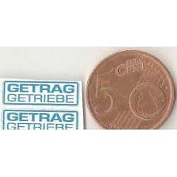 GETRAG GETRIEBE  Mini stickers "slot  36mm x 13mm
