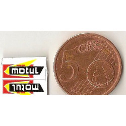 MOTUL Mini stickers "slot "  25mm x 13mm