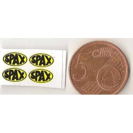 SPAX Mini stickers "slot " 17mm x 10mm