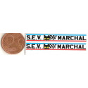 S.E.V MARCHAL MICRO sticker "slot " 54mm x 8mm