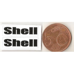 SHELL Mini stickers "slot " 50mm x 15mm