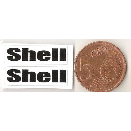 SHELL Mini stickers "slot " 50mm x 15mm