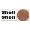 SHELL MICRO stickers "slot " 25mm x 8mm