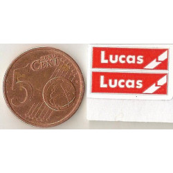 LUCAS  Mini stickers "slot " 40mm x 13mm