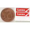 LUCAS  MICRO stickers "slot " 20mm x 5mm