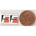 FRAM Filters MICRO stickers "slot " 10mm x 10mm