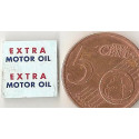 EXTRA MOTOR OIL MICRO DECALCOMANIE "slot " 12mm x 6mm
