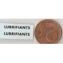 LUBRIFIANTS MICRO DECALCOMANIE "slot " 19mm x 8mm