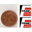 FRAM Filters MICRO stickers "slot " 15mm x 15mm