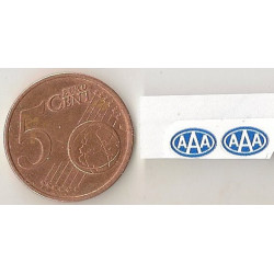 AAA Mini stickers "slot " 16mm x 10mm