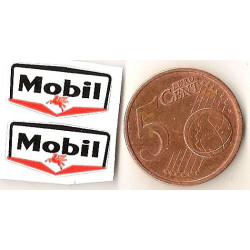MOBIL Mini stickers "slot "  37mm x 20mm