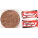 MALLORY ignition MICRO stickers "slot "  19mm x 10mm