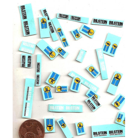 BILSTEIN Mini stickers "slot " 42mm x 24mm