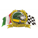 Giacomo AGOSTINI World Champion sticker vinyle laminé