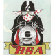   BSA Birmingham Motard  Sticker 73mm x 57mm