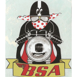  BSA Birmingham Motard  Sticker 73mm x 57mm