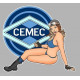 CEMEC  Pin Up Sticker