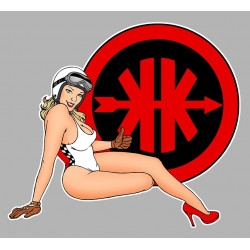 AJS  Pin up Sticker 